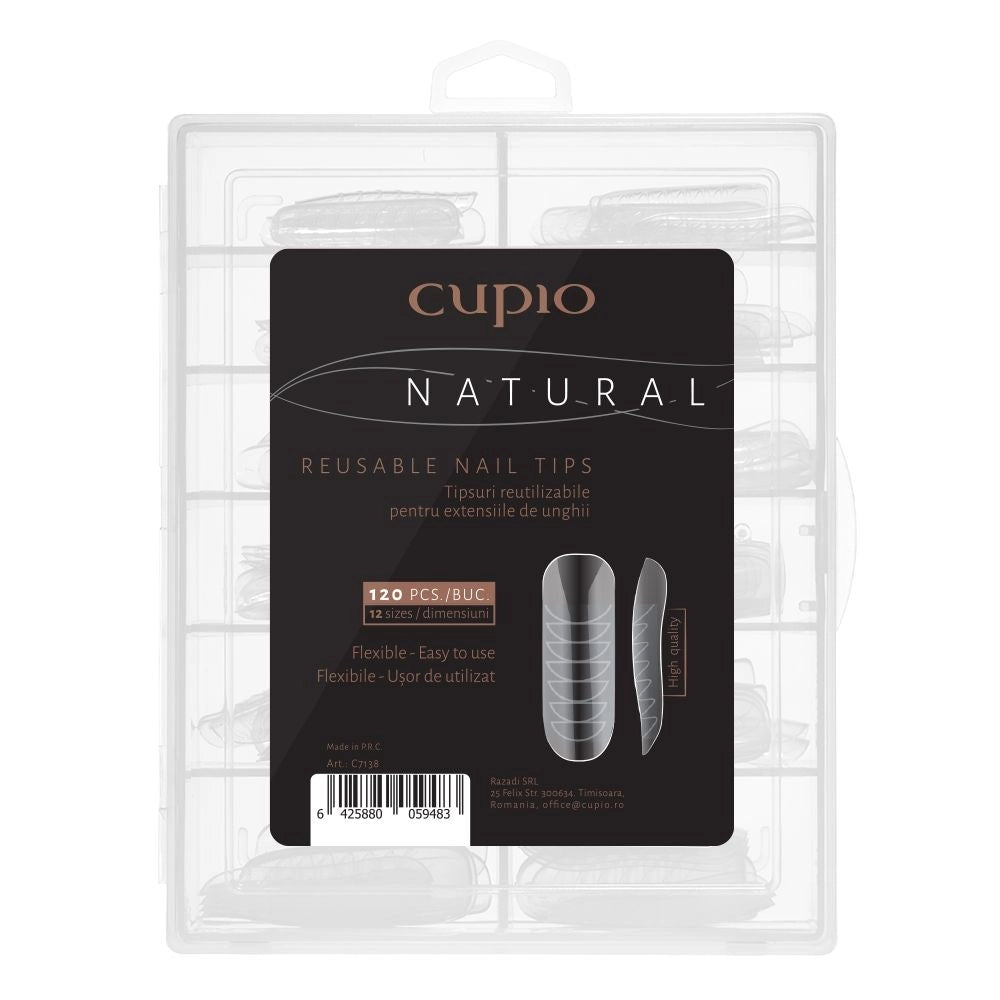 Dual Forms reutilizables Cupio - NATURAL 120uds