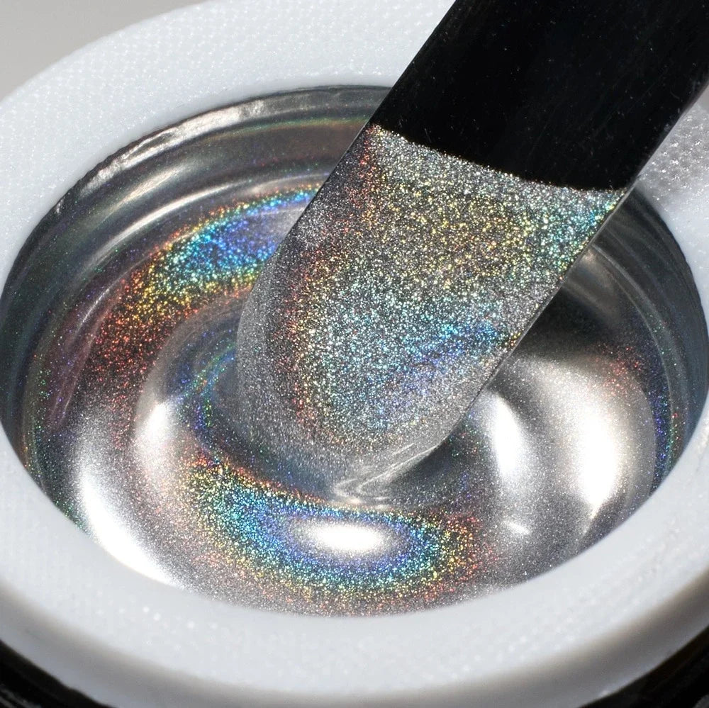 Gel metálico de diseño Cupio - Laser Mirror Silver 5g