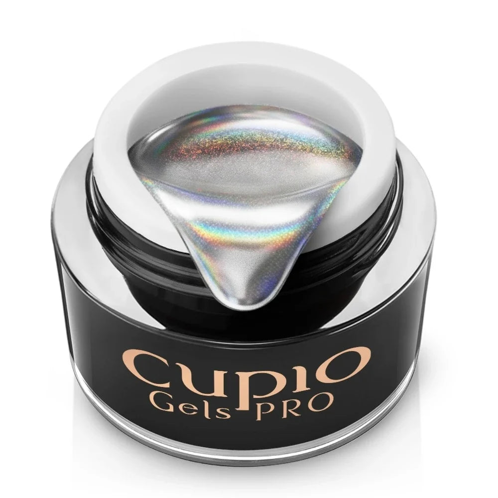 Gel metálico de diseño Cupio - Laser Mirror Silver 5g