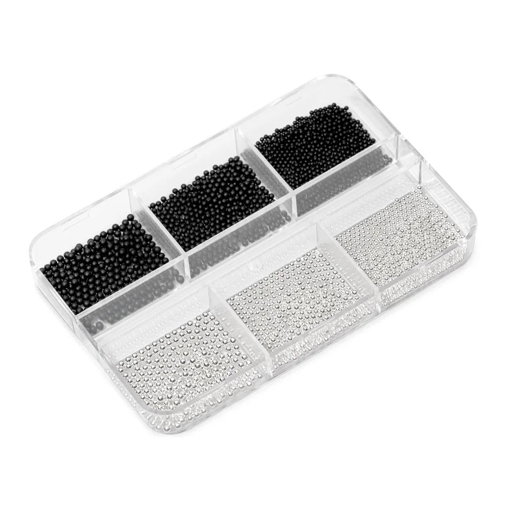 Set de caviar para unas Cupio - Black & Silver