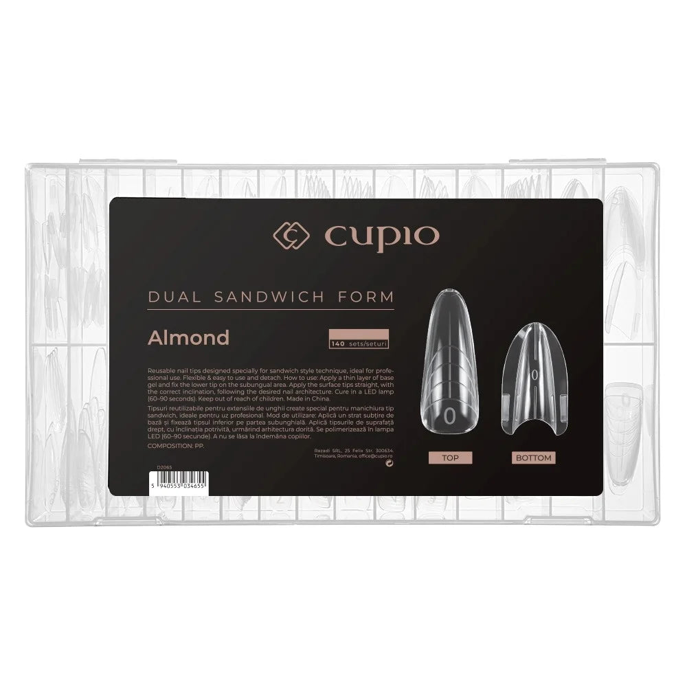 Tips Reutilizables Cupio Dual Sandwich Form - ALMOND 280uds