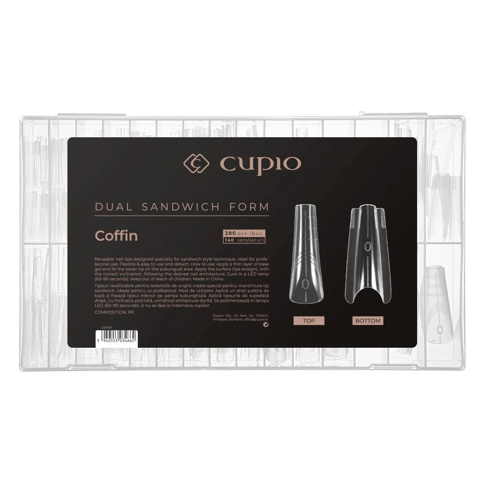 Tips Reutilizables Cupio Dual Sandwich Form - COFFIN 280uds