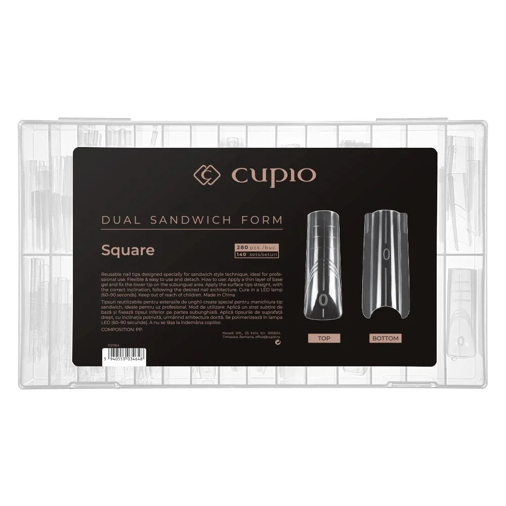 Tips Reutilizables Cupio Dual Sandwich Form - SQUARE 280uds
